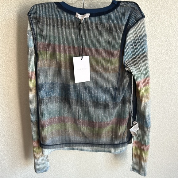 NWT Grey Lab sequins striped top sweater XS - Picture 6 of 7